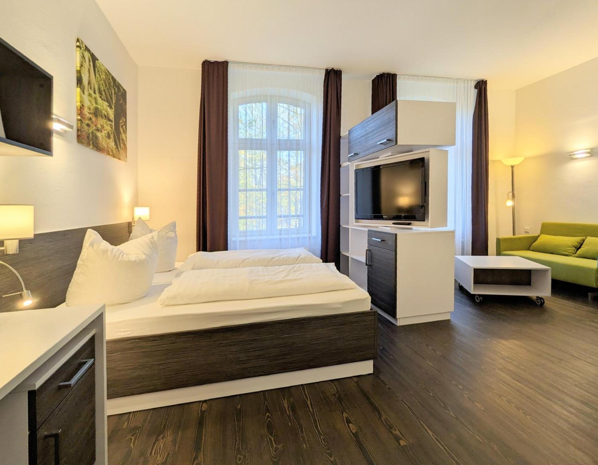 Boardinghaus Weinberg Campus Aparthotel Halle  Eksteriør bilde